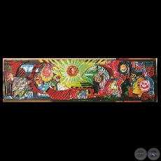 ...Y A PESAR DE TODO, ESTÁ PRESENTE - HOMENAJE A JUAN PABLO II (Obra de MARIA THERESIA RODRIGUEZ SILVERO)